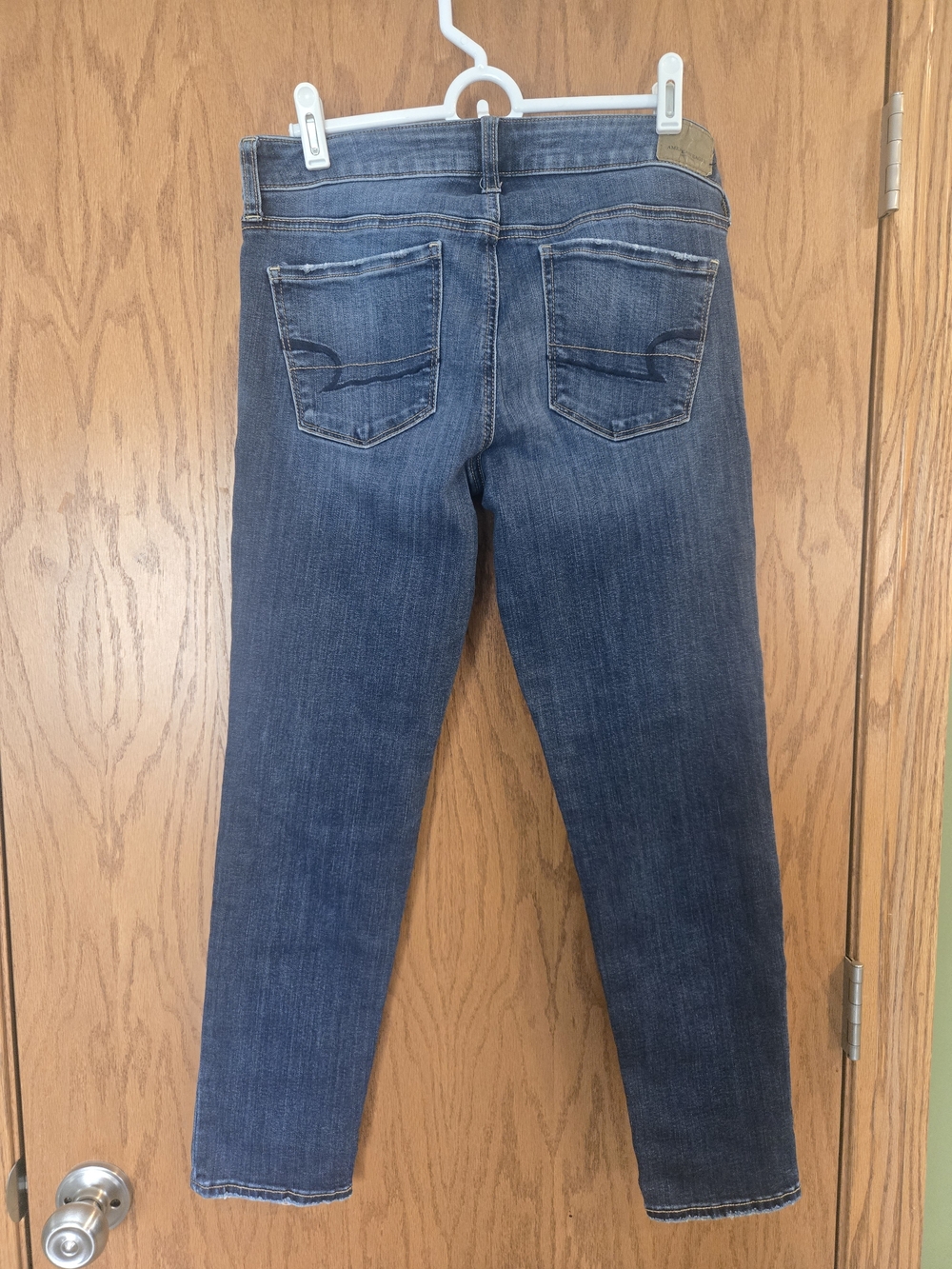 American Eagle Outfitters Women's Dark Blue Skinny Jeans 8S